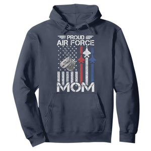 Proud Air Force Mom Hoodie Military Army Mama Vintage American Flag TS11 Navy Print Your Wear