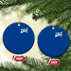 Promoted To Dad Again Ceramic Ornament Funny Daddy Again Pregnancy Announcement TS11 1pc Blue Print Your Wear