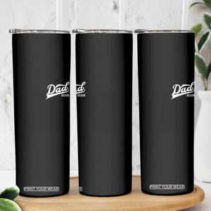 Promoted To Dad Again Skinny Tumbler Funny Daddy Again Pregnancy Announcement TS11 Print Your Wear