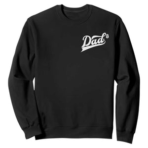Dad Of Three Sweatshirt Funny Daddy Cubed Promoted for The Third Time TS11 Black Print Your Wear