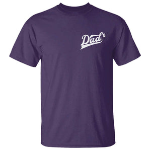 Dad Of Three T Shirt Funny Daddy Cubed Promoted for The Third Time TS11 Purple Print Your Wear