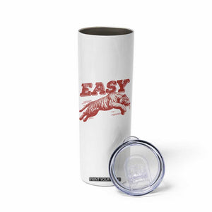Easy Tiger Skinny Tumbler Vintage Distressed Tiger Trendy Grunge Indie Boho TS11 Print Your Wear