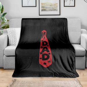 Dad Tie Star Music Lover Fathers Day Throw Blanket TS11 Print Your Wear