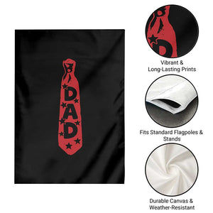 Dad Tie Star Music Lover Fathers Day Garden Flag TS11 Print Your Wear