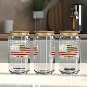 55th Birthday Retirement Glass Can Vintage 1971 Retired 2026 American Flag TS11 Print Your Wear
