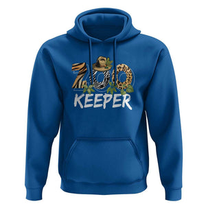 Zookeeper Hoodie Animals Cute Zoo Wildlife Lover TS11 Royal Blue Print Your Wear