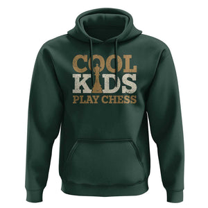 Chess Lover Hoodie Cool Kids Play Chess Vintage King TS11 Dark Forest Green Print Your Wear