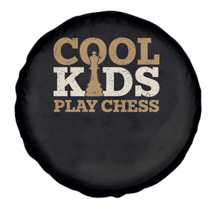 Chess Lover Spare Tire Cover Cool Kids Play Chess Vintage King