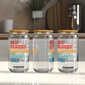 Best Bearded Beer Loving Dog Dad Ever Glass Can Pet Lover Father's Day TS11 Print Your Wear