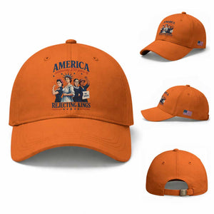America Celebrating 250 Years Of Rejecting Kings 4th of July Baseball Cap
