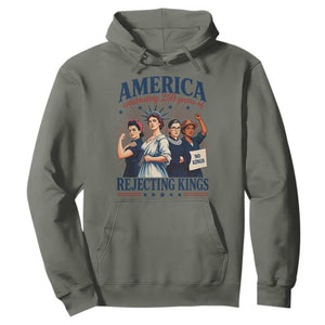 America Celebrating 250 Years Of Rejecting Kings 4th of July Hoodie