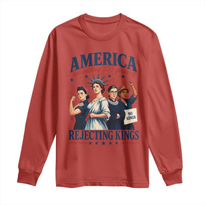 America Celebrating 250 Years Of Rejecting Kings 4th of July Long Sleeve Shirt