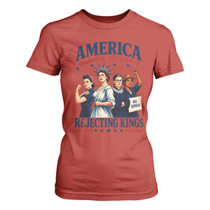 America Celebrating 250 Years Of Rejecting Kings 4th of July T Shirt For Women