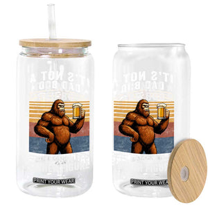 It Is Not A Dad Bod It Is A Father Figure Glass Can Funny Beer Bigfoot Dad Father's Day TS11 Print Your Wear