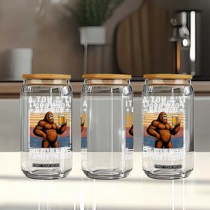 It Is Not A Dad Bod It Is A Father Figure Glass Can Funny Beer Bigfoot Dad Father's Day TS11 Print Your Wear