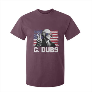G Dubs George Washington Funny 4th Of July T Shirt For Kid Vintage American Flag