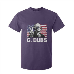 G Dubs George Washington Funny 4th Of July T Shirt For Kid Vintage American Flag