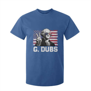 G Dubs George Washington Funny 4th Of July T Shirt For Kid Vintage American Flag