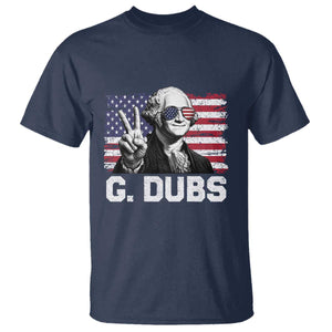 G Dubs George Washington Funny 4th Of July T Shirt Vintage American Flag
