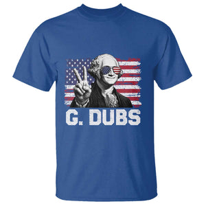 G Dubs George Washington Funny 4th Of July T Shirt Vintage American Flag