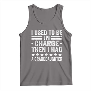 I Used To Be In Charge Then I Had A Granddaughter Tank Top Funny Girl Grandpa TS11 Deep Heather Print Your Wear