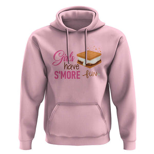 Funny Girls Have Smore Fun Hoodie Camping Food S'more TS11 Light Pink Print Your Wear