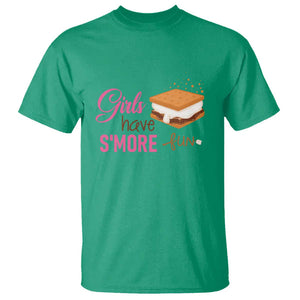Funny Girls Have Smore Fun T Shirt Camping Food S'more TS11 Irish Green Print Your Wear