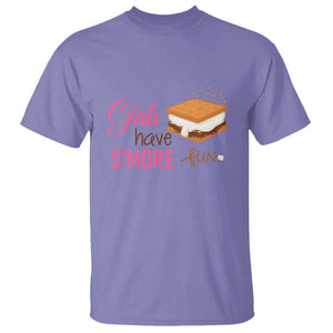Funny Girls Have Smore Fun T Shirt Camping Food S'more TS11 Violet Print Your Wear