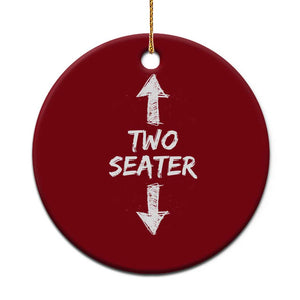 Funny Two Seater Ceramic Ornament Dirty Adult Humor Offensive Gag TS11 1pc Red Print Your Wear