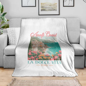 Amalfi Coast Italy Travel Trip Throw Blanket La Dolce Vita Mediterranean Sea TS11 Print Your Wear