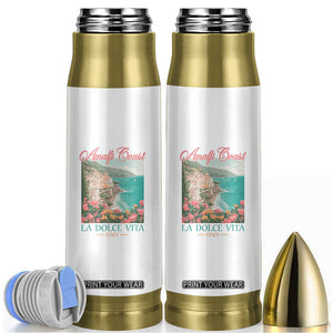 Amalfi Coast Italy Travel Trip Bullet Tumbler La Dolce Vita Mediterranean Sea TS11 White Print Your Wear