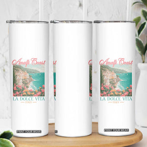 Amalfi Coast Italy Travel Trip Skinny Tumbler La Dolce Vita Mediterranean Sea TS11 Print Your Wear