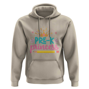 Back To School Hoodie Pre-K Princess Lovely Yellow Crown Pencil Cute Star TS11 Sand Print Your Wear