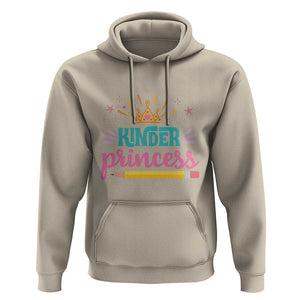 Back To School Hoodie Kinder Princess Lovely Yellow Crown Pencil Cute Star TS11 Sand Print Your Wear