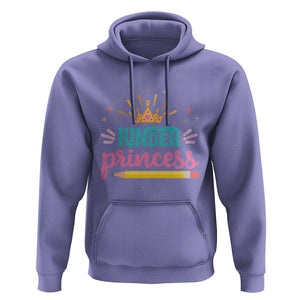 Back To School Hoodie Kinder Princess Lovely Yellow Crown Pencil Cute Star TS11 Violet Print Your Wear