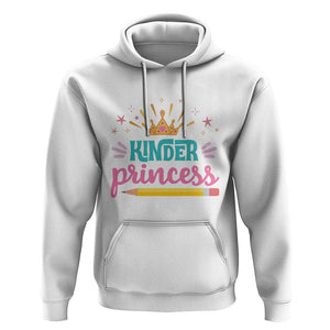 Back To School Hoodie Kinder Princess Lovely Yellow Crown Pencil Cute Star TS11 White Print Your Wear