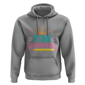 Back To School Hoodie 1ST Grade Princess Lovely Yellow Crown Pencil Cute Star TS11 Sport Gray Print Your Wear