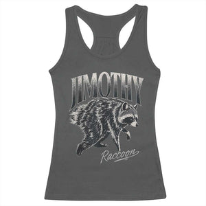 Jimothy Raccoon Racerback Tank Top Funny Seattle Trash Panda Wildlife