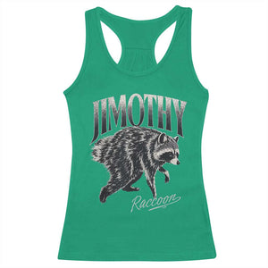 Jimothy Raccoon Racerback Tank Top Funny Seattle Trash Panda Wildlife