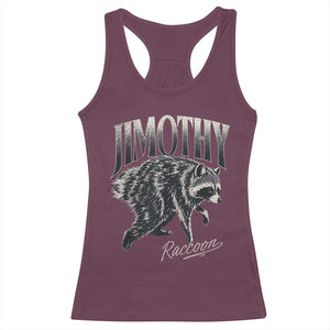 Jimothy Raccoon Racerback Tank Top Funny Seattle Trash Panda Wildlife