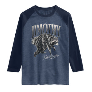 Jimothy Raccoon Raglan Shirt Funny Seattle Trash Panda Wildlife