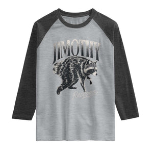 Jimothy Raccoon Raglan Shirt Funny Seattle Trash Panda Wildlife