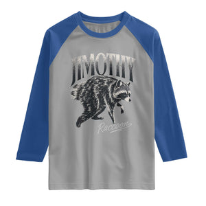 Jimothy Raccoon Raglan Shirt Funny Seattle Trash Panda Wildlife