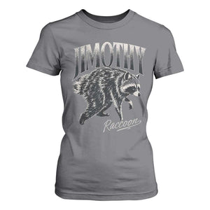 Jimothy Raccoon T Shirt For Women Funny Seattle Trash Panda Wildlife TS11 Charcoal Print Your Wear