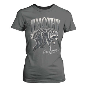 Jimothy Raccoon T Shirt For Women Funny Seattle Trash Panda Wildlife TS11 Dark Heather Print Your Wear