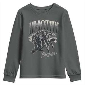 Jimothy Raccoon Youth Sweatshirt Funny Seattle Trash Panda Wildlife