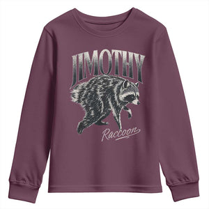 Jimothy Raccoon Youth Sweatshirt Funny Seattle Trash Panda Wildlife