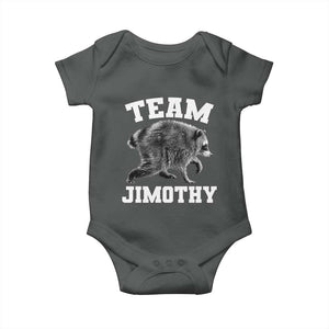 Team Jimothy Raccoon Baby Onesie Funny Seattle Trash Panda Lover