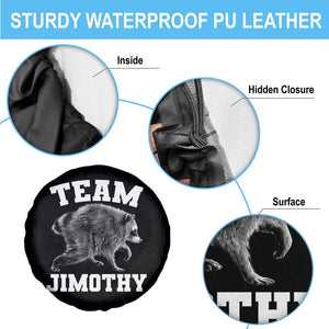 Team Jimothy Raccoon Spare Tire Cover Funny Seattle Trash Panda Lover