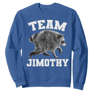 Team Jimothy Raccoon Sweatshirt Funny Seattle Trash Panda Lover